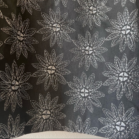 Anthropologie Ruth Dress Floral Strapless Gray Size 4 - Picture 5 of 14